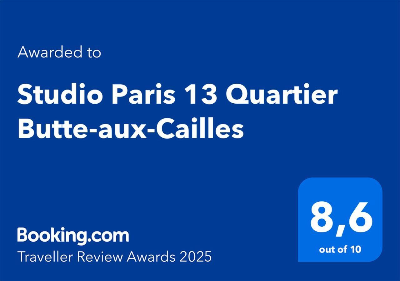 Studio Paris 13 Quartier Butte-Aux-Cailles ภายนอก รูปภาพ