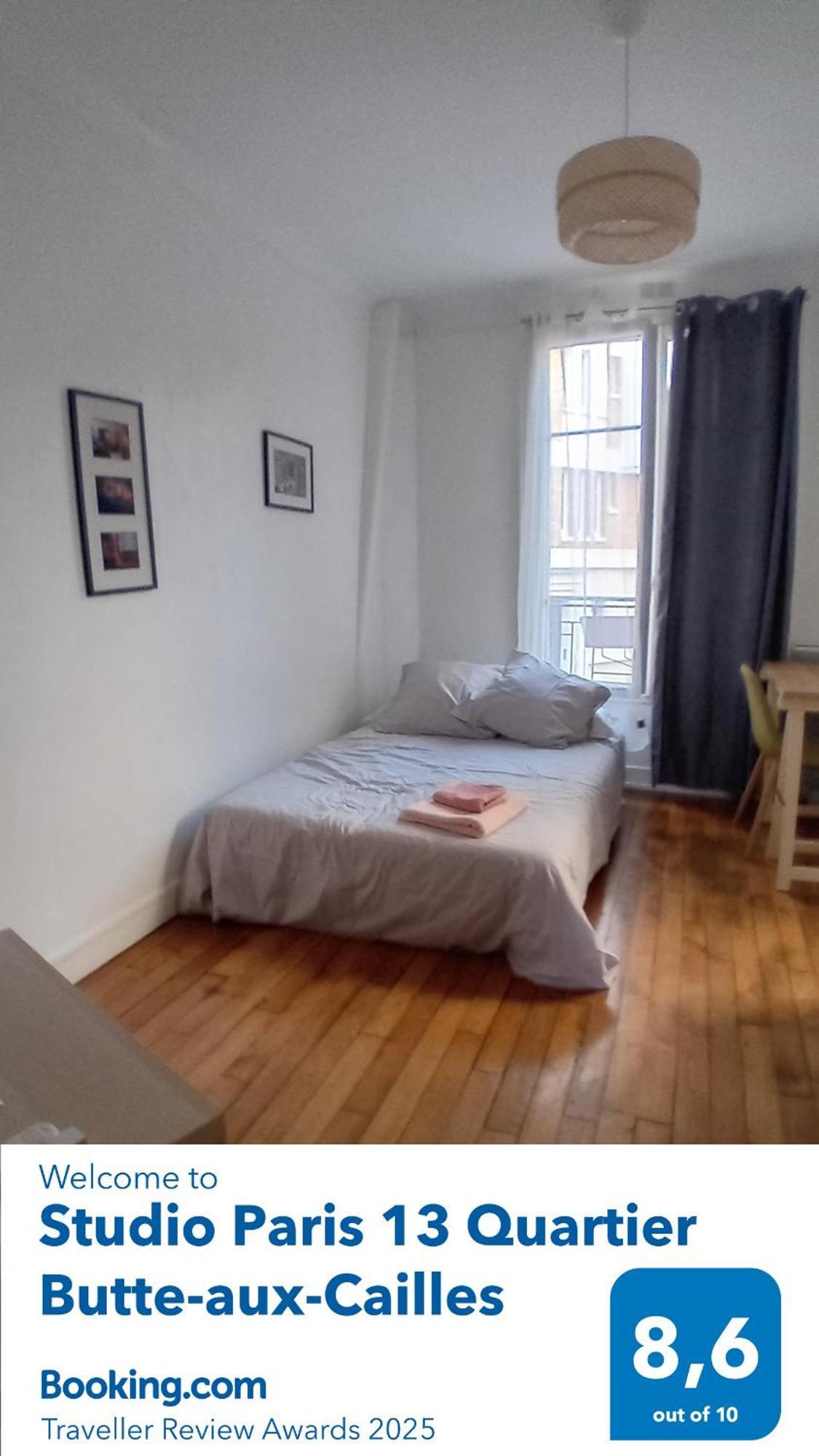 Studio Paris 13 Quartier Butte-Aux-Cailles ภายนอก รูปภาพ