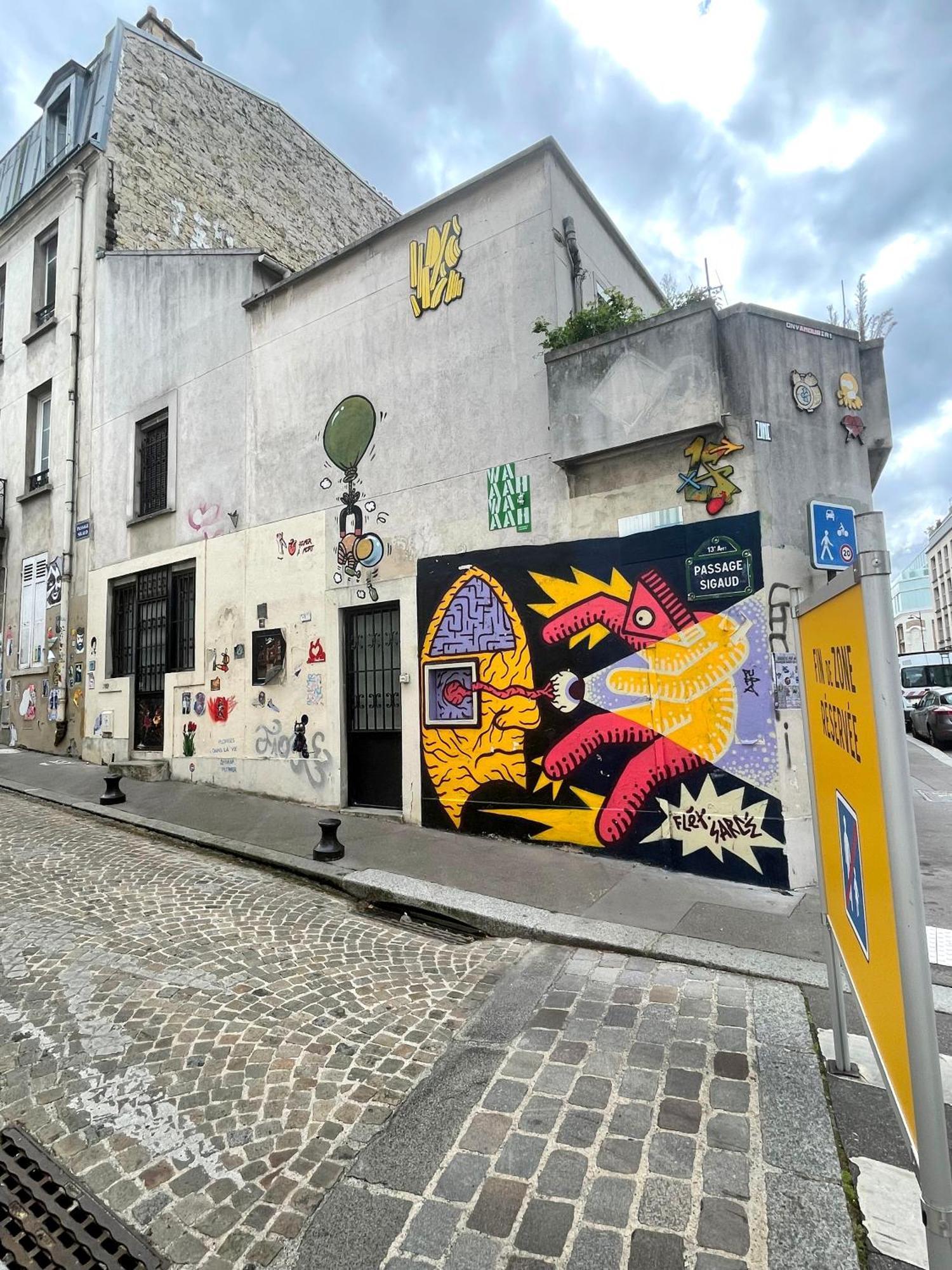Studio Paris 13 Quartier Butte-Aux-Cailles ภายนอก รูปภาพ
